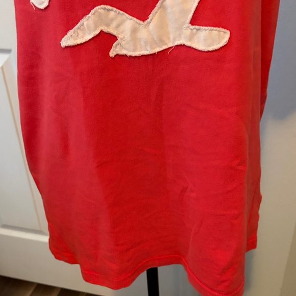 Y2K Vintage Coral Hollister Surfer tee size large - Picture 3 of 14